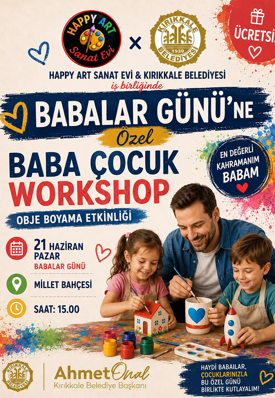 Kırıkkale Belediyesi Babalar Günü etkinliği