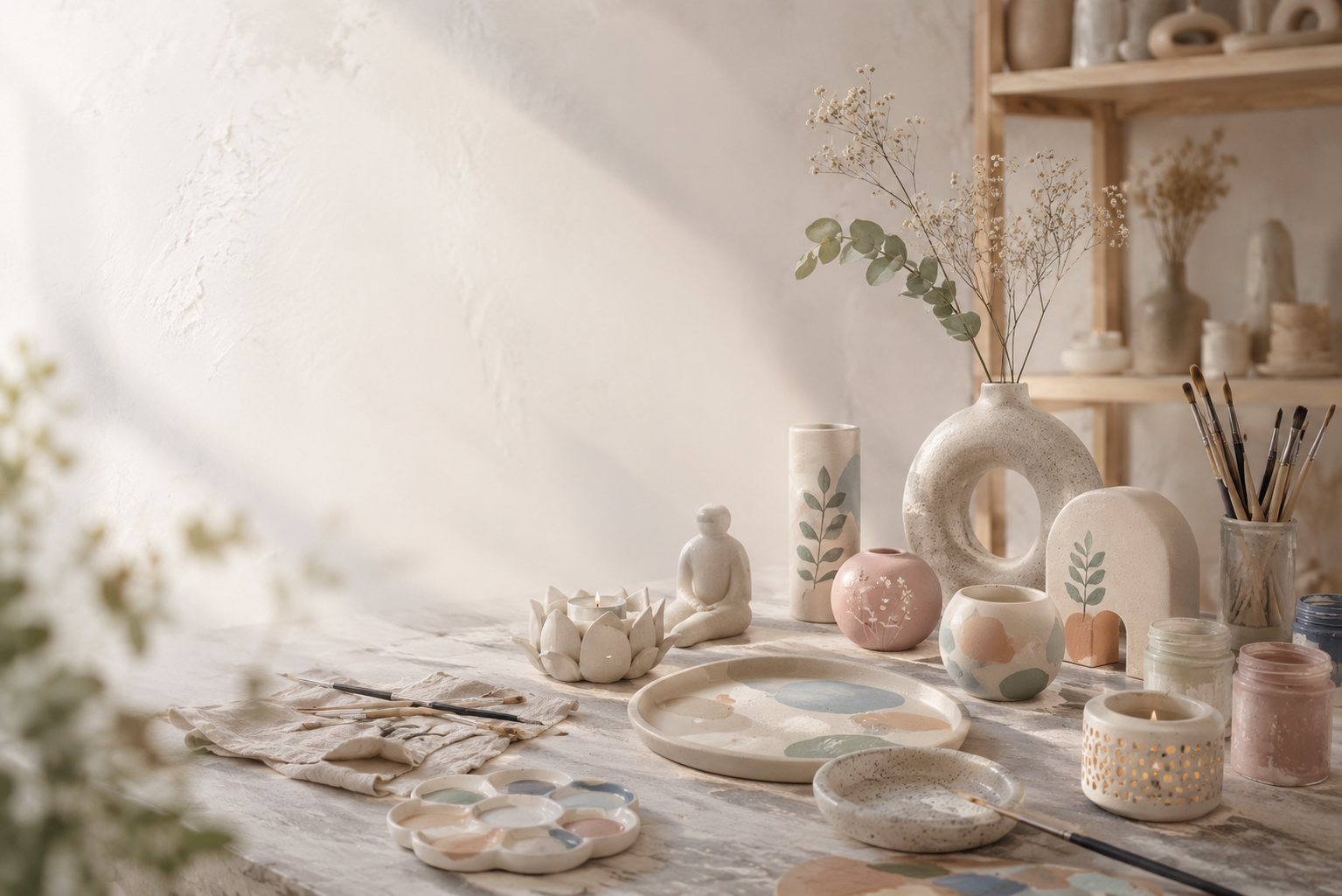 Happy Art Sanat Evi atölye ortamı